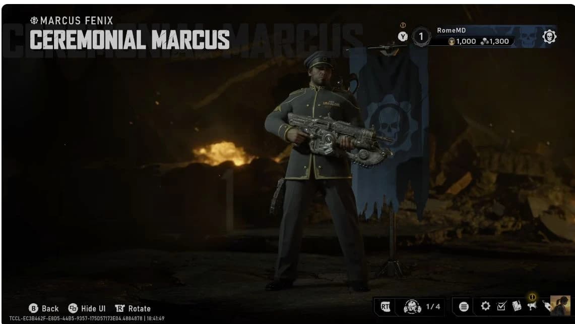 Recorded Ceremonial Marcus appearance