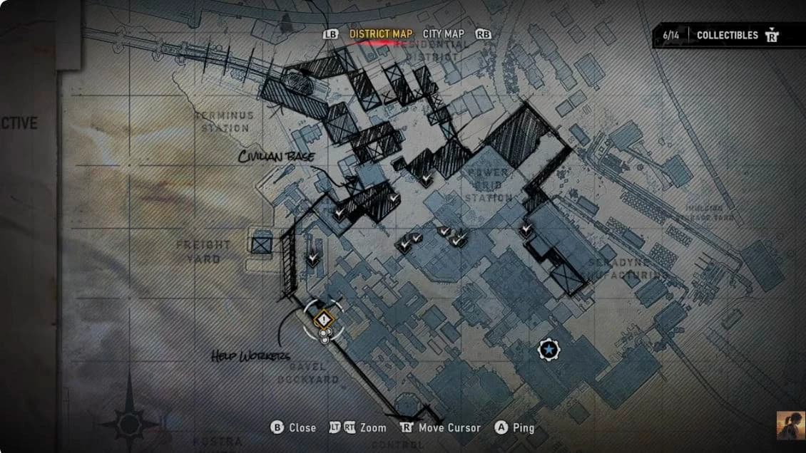 District map before Special Cargo starts