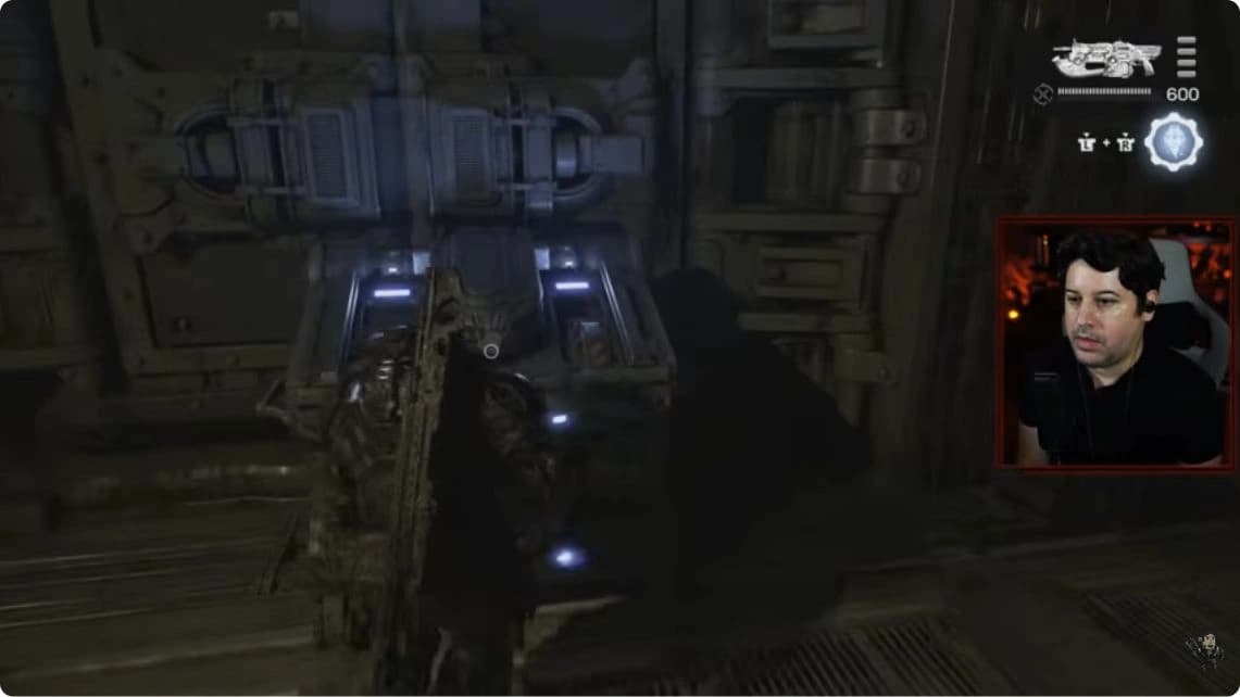 Metal-walled room by the elevator