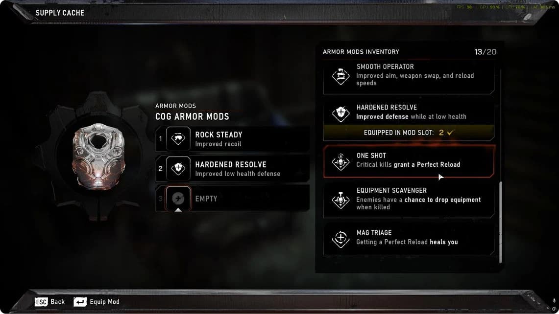 Campaign armor cards