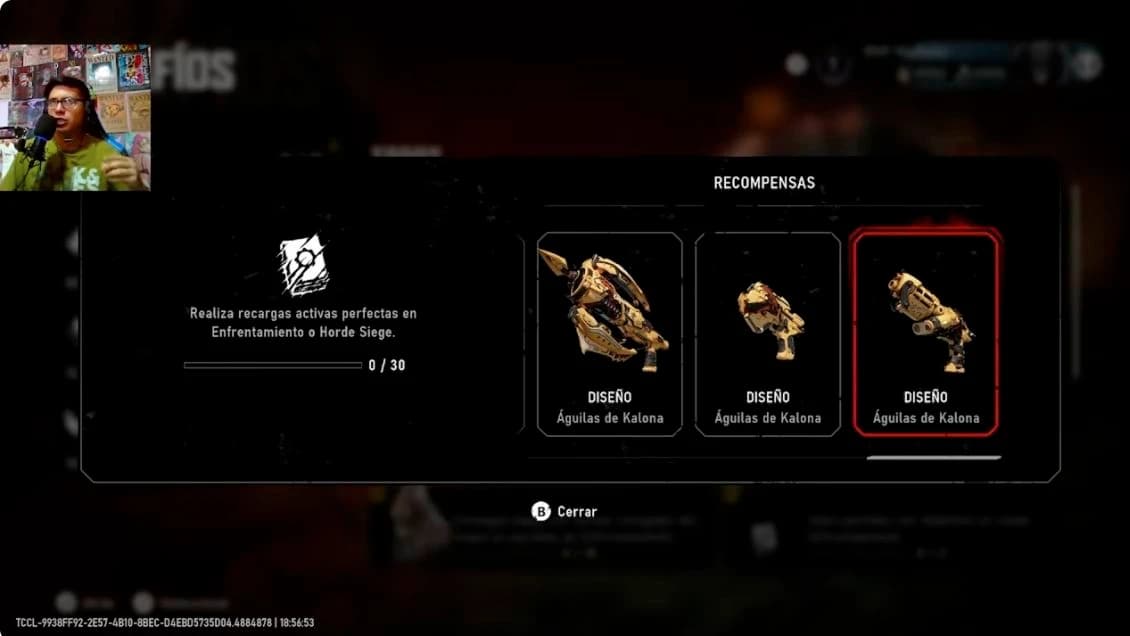 Reload challenge and finishes