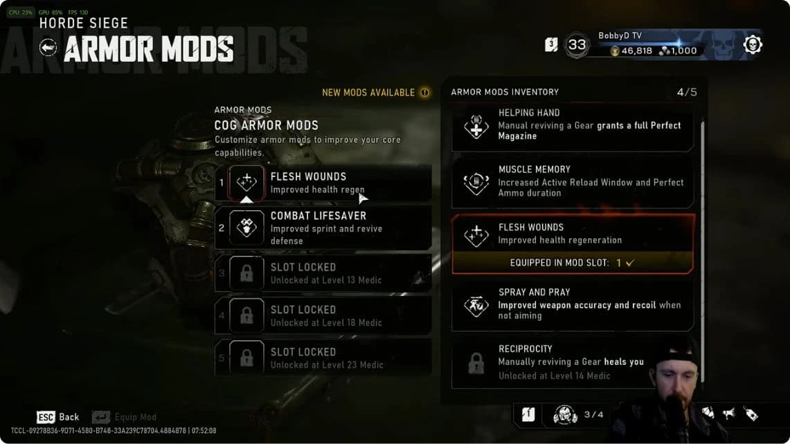Medic level fourteen Reciprocity lock