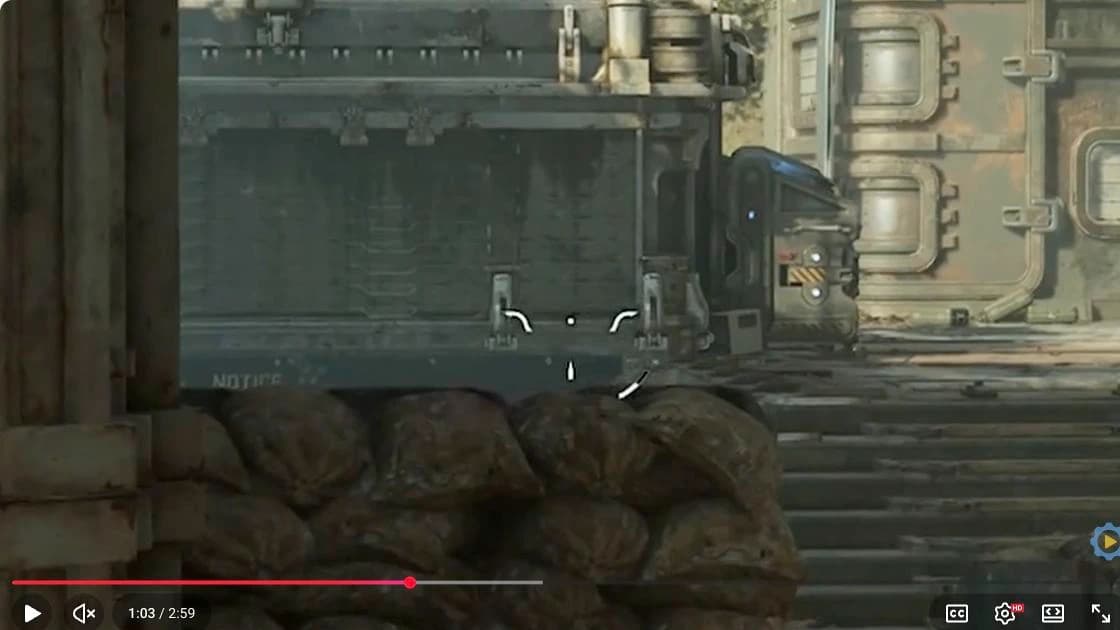 Chaps' enlarged Striga charging-reticle detail