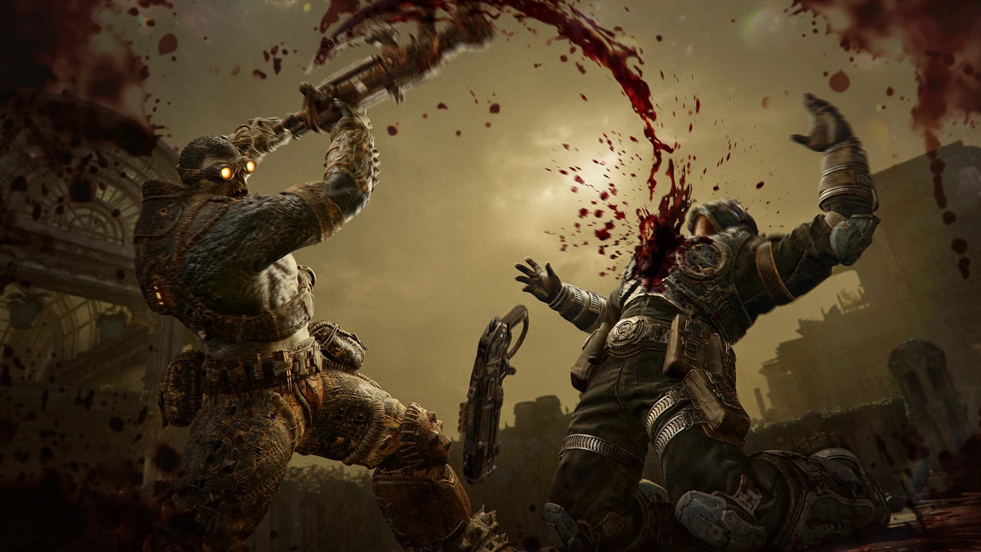 A Locust Drone in official E-Day Versus multiplayer footage
